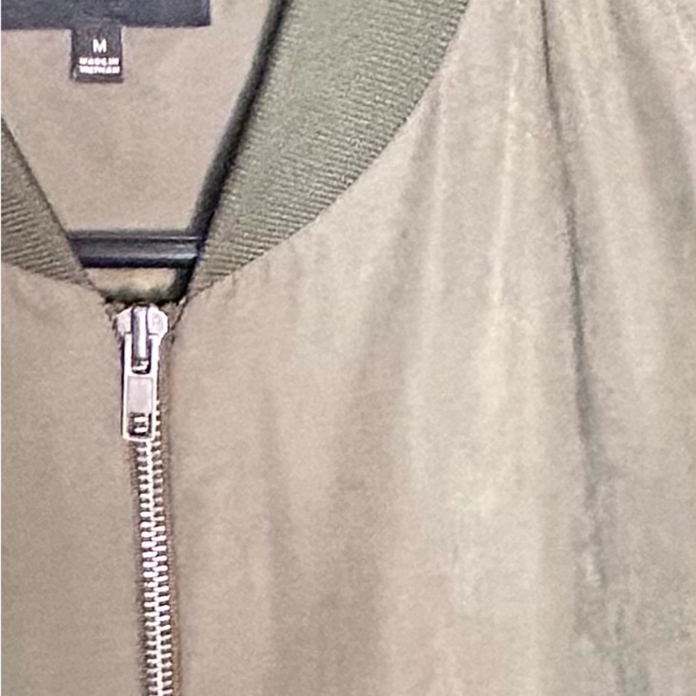 Olive Green Bomber Jacket